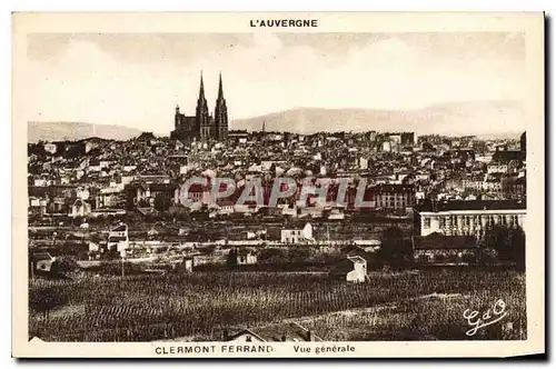 Cartes postales Clermont Ferrand Vue generale