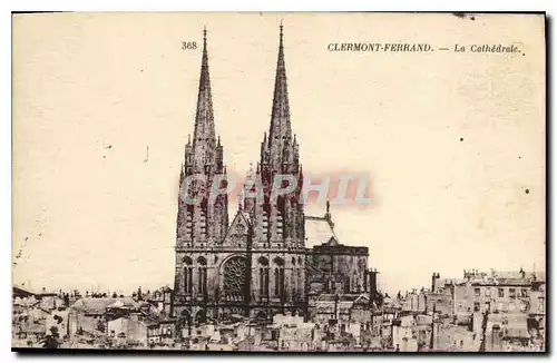 Cartes postales Clermont Ferrand La Cathedrale