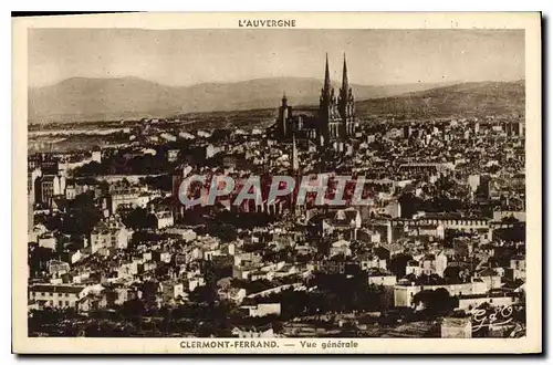 Cartes postales Clermont Ferrand Vue generale