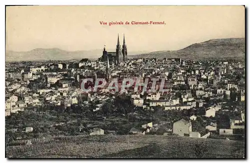 Cartes postales Vue generale de Clermont Ferrand