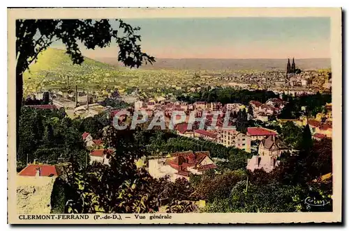 Cartes postales Clermont Ferrand P de D Vue generale