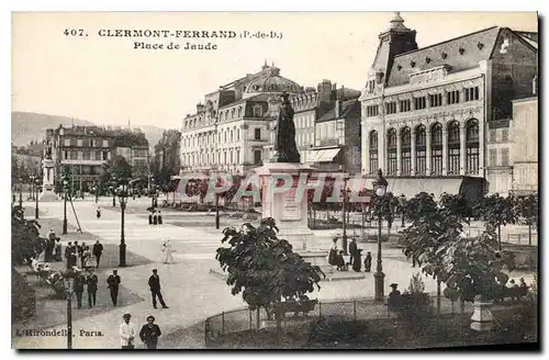 Cartes postales Clermont Ferrand P de D Place de Jaude