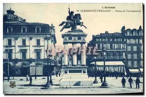 Cartes postales Clermont Ferrand Statue de Vercingetorix