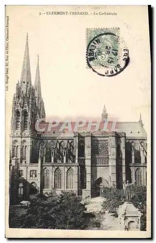 Cartes postales Clermont Ferrand La Cathedrale