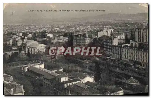 Ansichtskarte AK Clermont Ferrand Vue generale prise de Royat