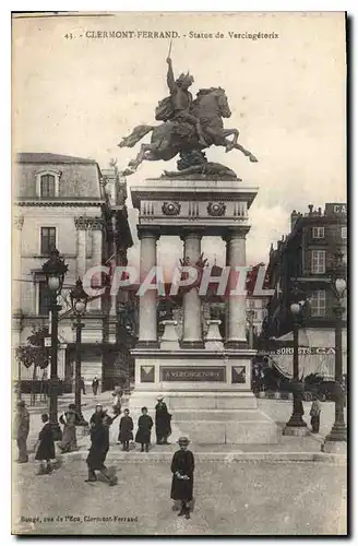 Cartes postales Clermont Ferrand Statue de Vercingetorix