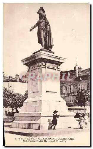 Cartes postales Clermont Ferrand Monument du General Desaix