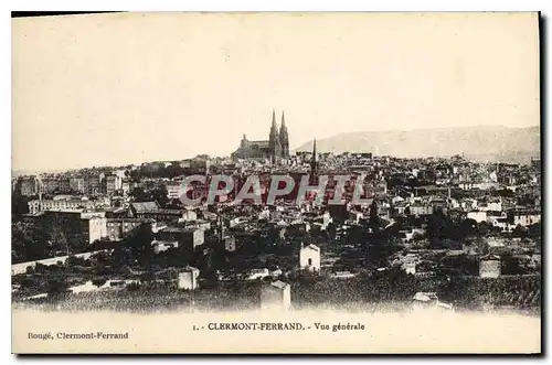 Cartes postales Clermont Ferrand Vue generale