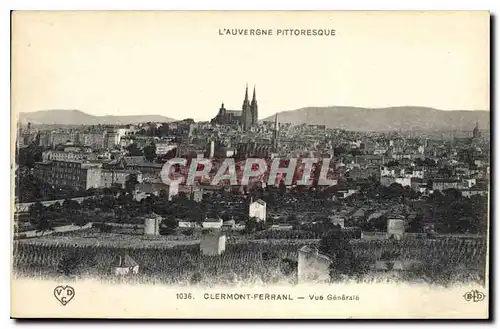 Cartes postales Clermont Ferrand Vue generale