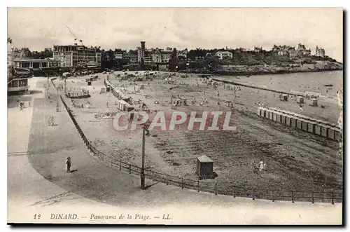 Cartes postales Dinard Panorame de la Plage