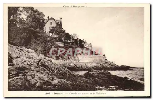 Cartes postales Dinard Chemin de Ronde de la Malouine