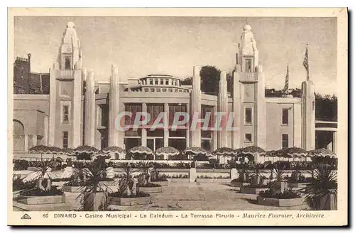 Ansichtskarte AK Dinard Casino Municipal Le Balneum La Terrasse Fleurie