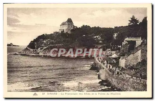 Ansichtskarte AK Dinard La Promenade des Allies et la Pointe du Moulinet