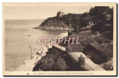 Ansichtskarte AK Dinard La Promenade des Allies et la Pointe du Moulinet