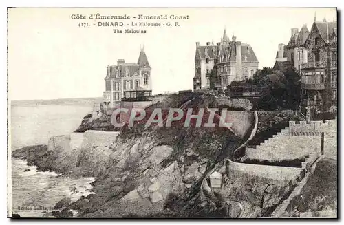 Cartes postales Cote d'Emeraude Dinard La Malouine