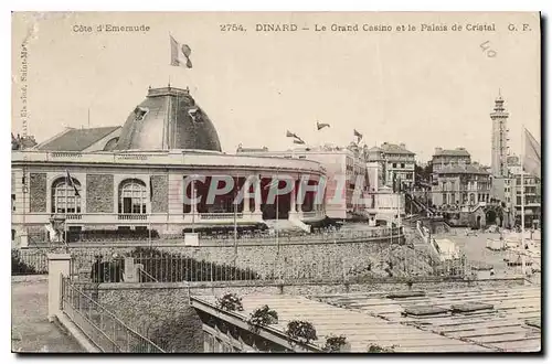 Cartes postales Dinard Le Grand Casino et le Palais de Cristal