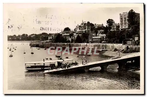 Cartes postales Dinard Promenade du Clair de Lune et Embarcadere des Vedettes Vertes