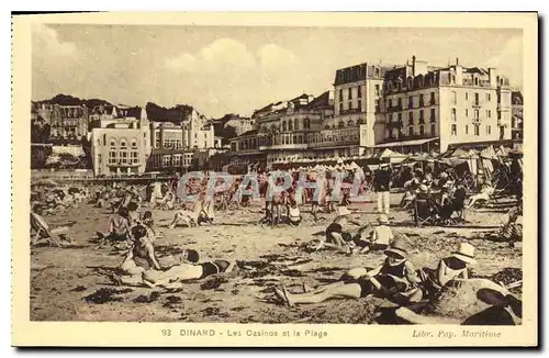 Cartes postales Dinard Les Casinos et la Plage