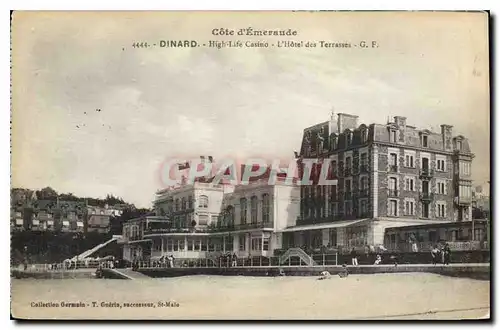 Ansichtskarte AK Cote d'Emeraude Dinard High Life Casino l'Hotel des Terrasses