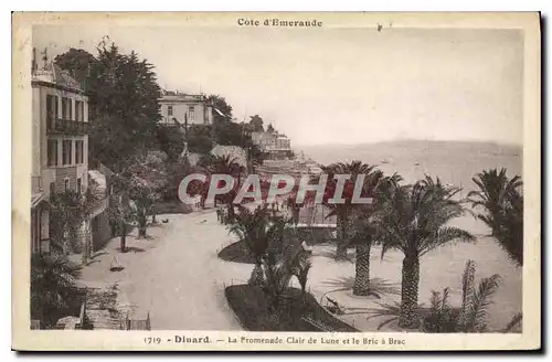 Ansichtskarte AK Dinard La Promenade Clair de Lune et le Bric a Brac