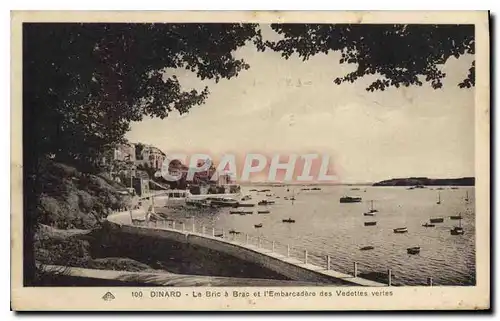 Cartes postales Dinard La Bric a Brac et l'Embarcadere des Vedettes vertes