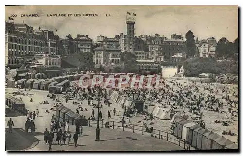 Ansichtskarte AK Dinard La Plage et les Hotels