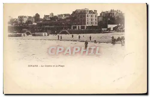 Ansichtskarte AK Dinard Le Casino et la Plage