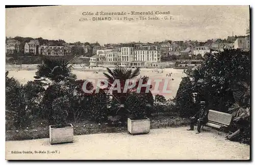 Cartes postales Cote d'Emeraude Emerald Coast Dinard La Plage The Sands