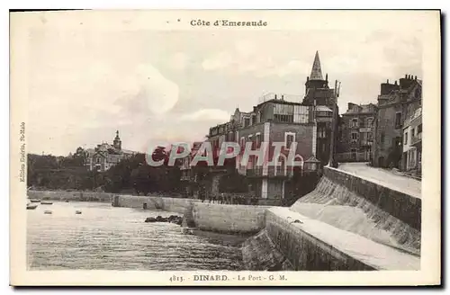 Ansichtskarte AK Cote d'Emeraude Dinard Le Port