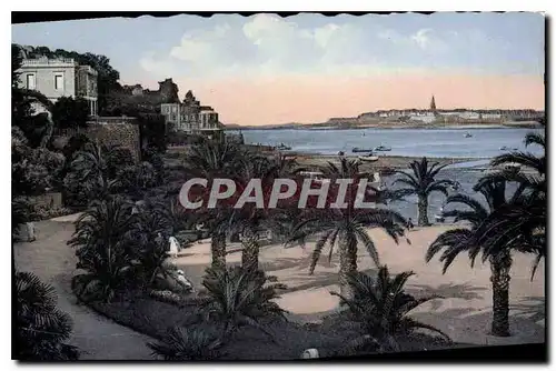 Cartes postales Dinard La Palmeroie Au fond St Malo