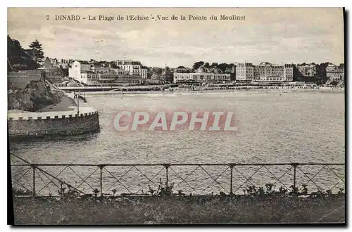 Ansichtskarte AK Dinard La Plage de l'Ecluise Vue de la Pointe du Moulinet