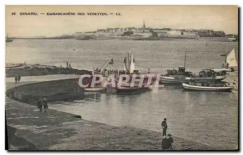 Cartes postales Dinard Embarcadete des Vedettes Bateaux