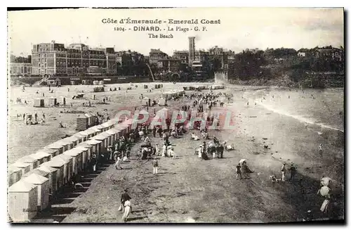 Ansichtskarte AK Cote d'Emeraude Emerald Coast Dinard La Plage