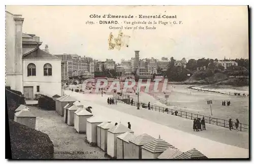 Ansichtskarte AK Cote d'Emeraude Emerald Coast Dinard Vue generale de la Plage