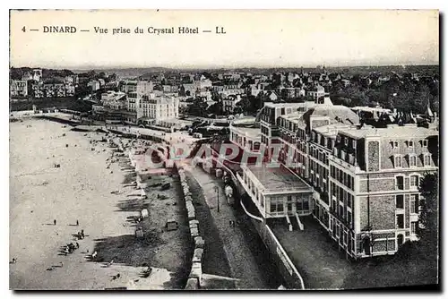 Ansichtskarte AK Dinard Vue prise de Crystal Hotel