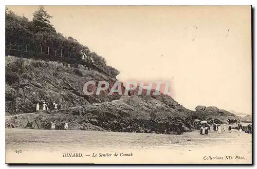 Ansichtskarte AK Dinard Le Sentier de Camak