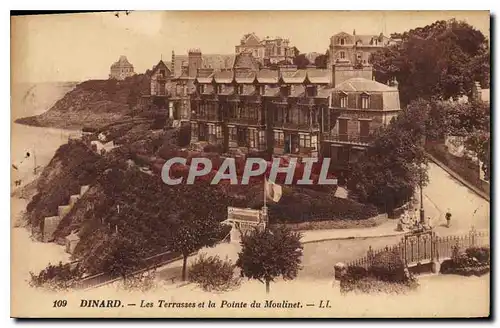 Cartes postales Dinard Les Terrasses et la Pointe du Moulinet