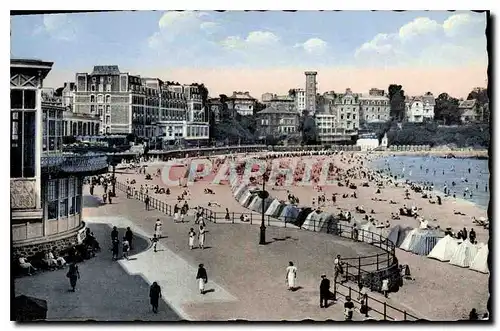 Cartes postales Dinard La Plage La Promenade