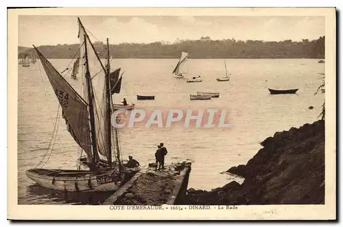 Ansichtskarte AK Cote d'Emeraude Dinard La Rade Bateau