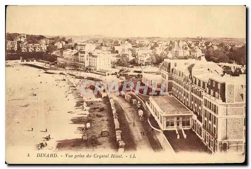 Cartes postales Dinard Vue prise du Crystal Hotel