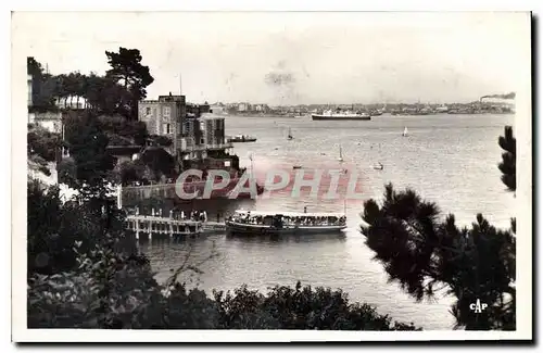 Cartes postales Dinard Promenade du Clair de Lune vers Saint Malo