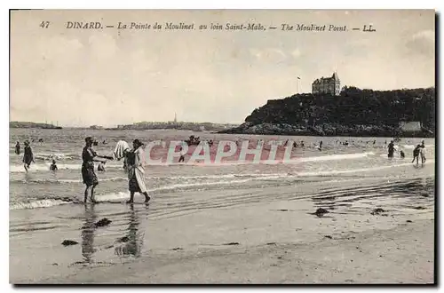 Ansichtskarte AK Dinard La Pointe du Moulinet au loin Saint Malo