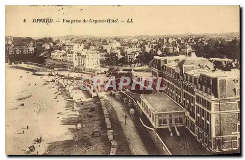 Cartes postales Dinard Vue prise du Crystal Hotel