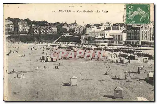 Cartes postales Dinard Vue Generale La Plage