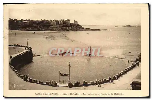 Cartes postales Cote d'Emeraude Dinard La Piscine de la Malouine