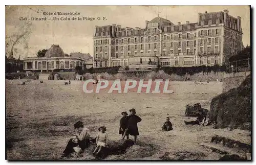 Ansichtskarte AK Cote d'Emeraude Dinard Un Coin de la Plage