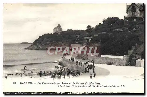 Ansichtskarte AK Dinard La Promenade des Allies et la Pointe du Moulinet