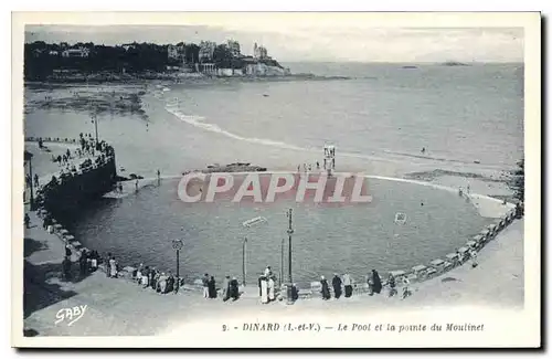 Ansichtskarte AK Dinard L et V le Pool et la pointe du Moulinet