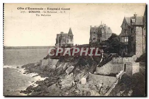 Cartes postales Cote d'Emeraude Emerald Coast Dinard La Malouine