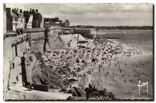 Cartes postales Saint Malo l et V Ville Corsaire Plage de Bon Secours